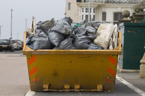 Different types of builders waste materials