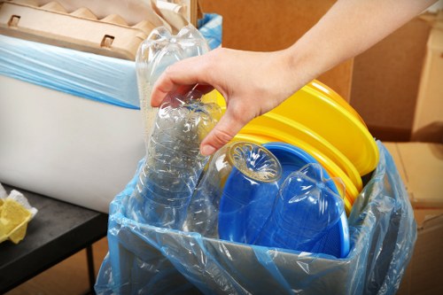 Recycling facilities processing construction materials
